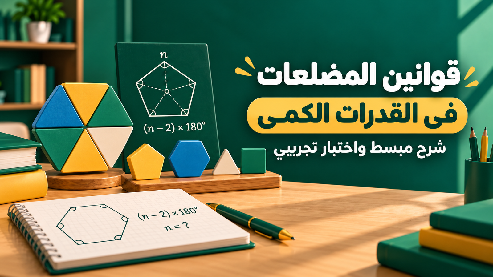 قوانين المضلعات في القدرات الكمي